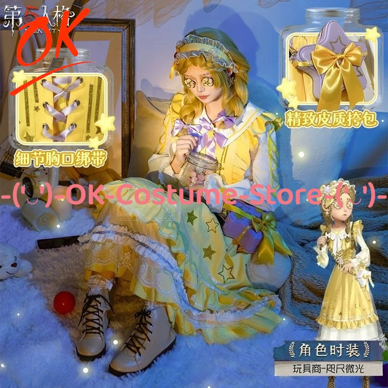 Identity V Toy Merchant Anne Lester Cosplay Costume Whispered Light Charity A Glimmer of Hope Dress Halloween Party Uniform Suit
Identity V Toy Merchant Anne Lester Cosplay Costume Whispered Light Charity A Glimmer of Hope Dress Halloween Party Uniform Suit