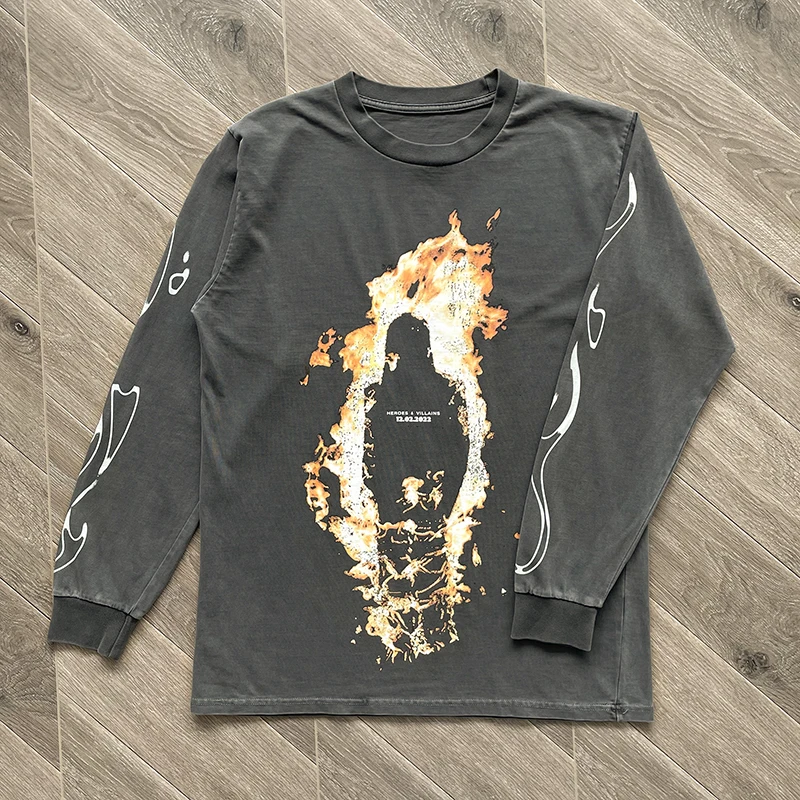 Metro Boomin Heroes And Villains Flame American Heavy Wa Long Sve T-irt round Ne Print Youth Trend Autumn Faion
Metro Boomin Heroes And Villains Flame American Heavy Wa Long Sve T-irt round Ne Print Youth Trend Autumn Faion