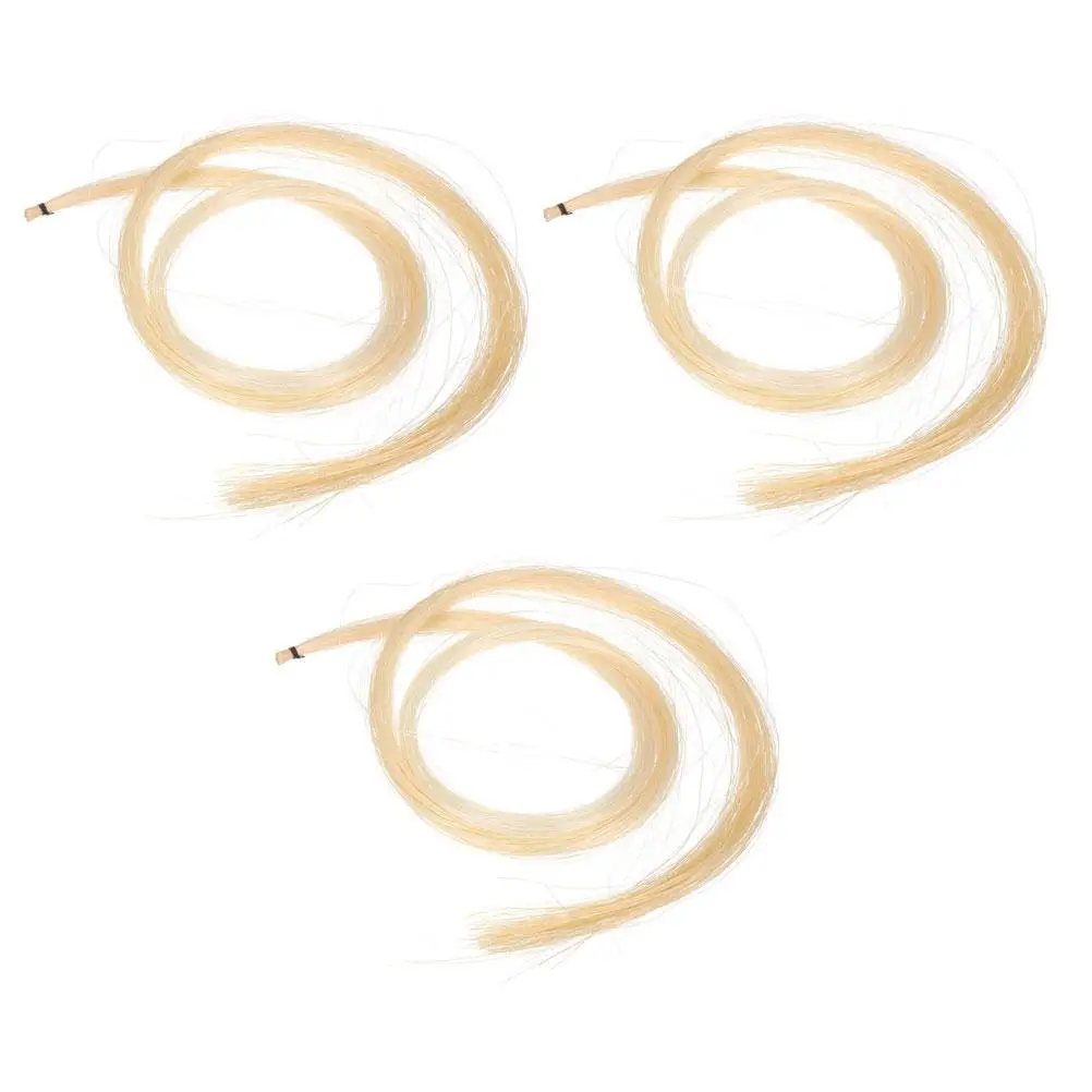 3 Pcs Violin Bow Hair Long White Tail for Student Beginner High Quality Hair Instrument Accessories Violin Parts
3 Pcs Violin Bow Hair Long White Tail for Student Beginner High Quality Hair Instrument Accessories Violin Parts
