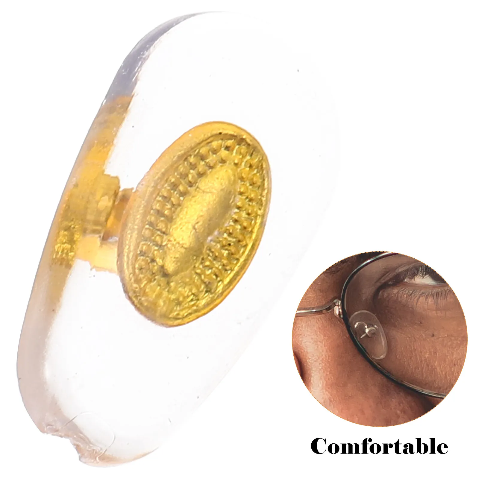 1 шт. в упаковке: силиконовые противоскользящие накладки на носоупоры для очков, мягкие сменные оптические комплектующие, защитные детали для очков
1 шт. в упаковке: силиконовые противоскользящие накладки на носоупоры для очков, мягкие сменные оптические комплектующие, защитные детали для очков