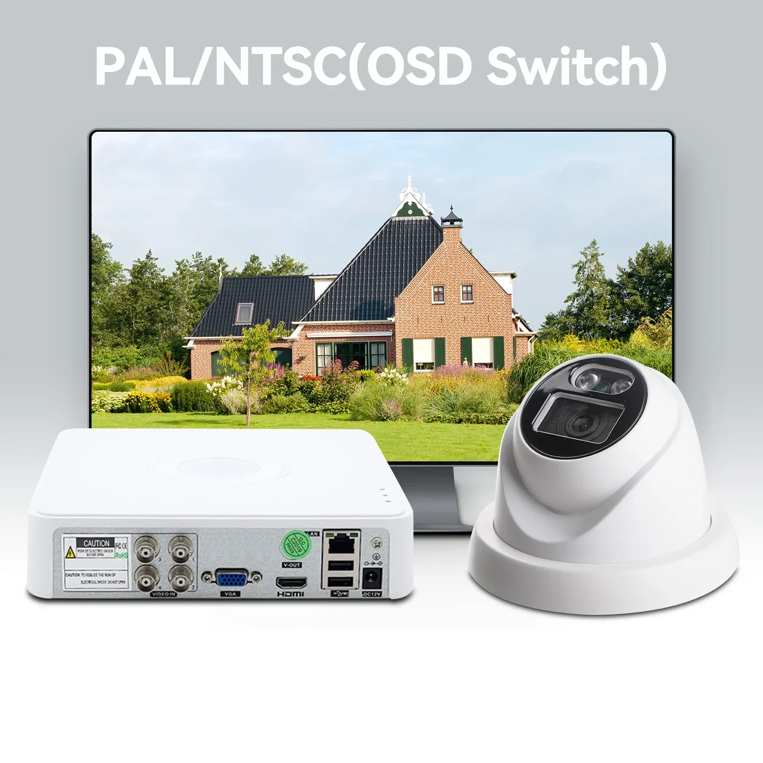 5MP Outdoor Dome Camera 4 in 1 AHD TVI CVI CVBS DIP Switch Night Vision IP66 Waterproof Analog HD Security Cam PEGATAH
5MP Outdoor Dome Camera 4 in 1 AHD TVI CVI CVBS DIP Switch Night Vision IP66 Waterproof Analog HD Security Cam PEGATAH