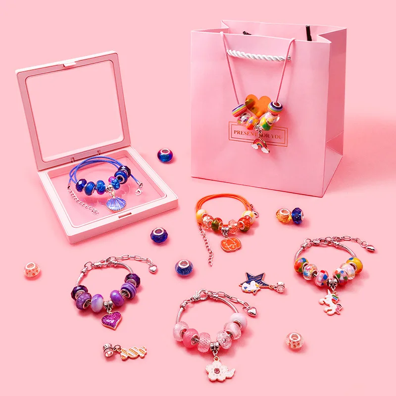 Charm Bracelet Making Kit Jewelry Making Kit DIY Charm Bracelet Necklace Kit for Girls Kids Crafts Birthday Easter Gifts 
Charm Bracelet Making Kit Jewelry Making Kit DIY Charm Bracelet Necklace Kit for Girls Kids Crafts Birthday Easter Gifts