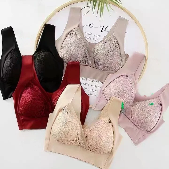 Lace Steel Ring Bra Thin Vest Style Women's Underwear Sensual Backless plus Size Cool Feeling Home Clothes
Lace Steel Ring Bra Thin Vest Style Women's Underwear Sensual Backless plus Size Cool Feeling Home Clothes