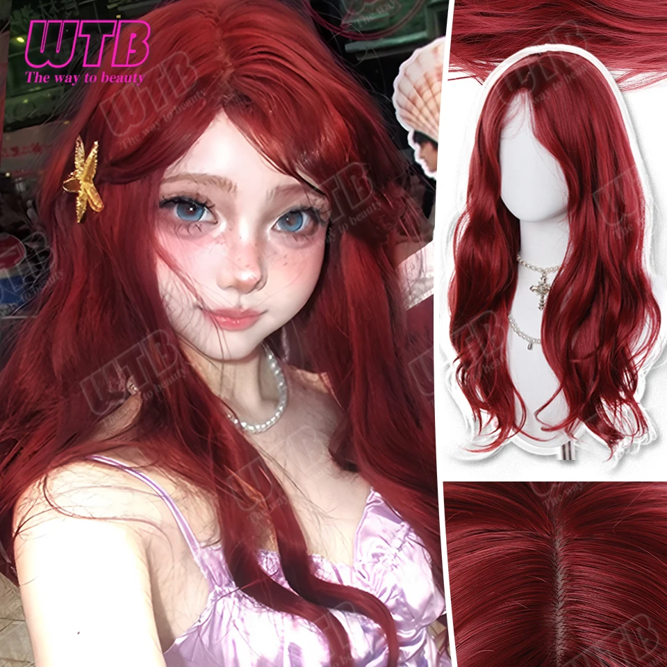 WTB Raspberry Red Synthetic Lolita Wig Long Curly Wig with Bangs Suitable for Women and Girl for Daily Wear Holidays and Cosplay
WTB Raspberry Red Synthetic Lolita Wig Long Curly Wig with Bangs Suitable for Women and Girl for Daily Wear Holidays and Cosplay