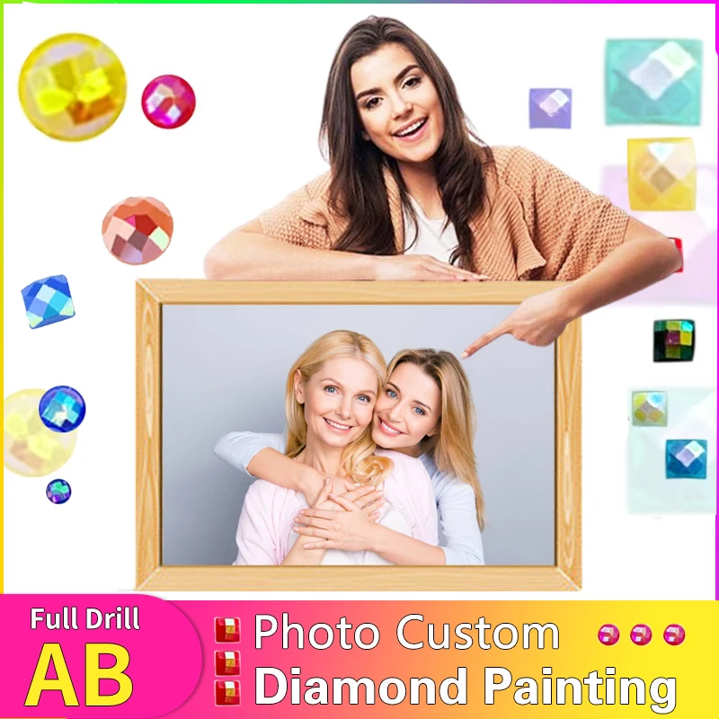AB Photo Custom Diamond Painting 5D DIY Picture of Rhinestones Diamond Embroidery 3D Cross Stitch DIY Gift Art Home Decor
AB Photo Custom Diamond Painting 5D DIY Picture of Rhinestones Diamond Embroidery 3D Cross Stitch DIY Gift Art Home Decor