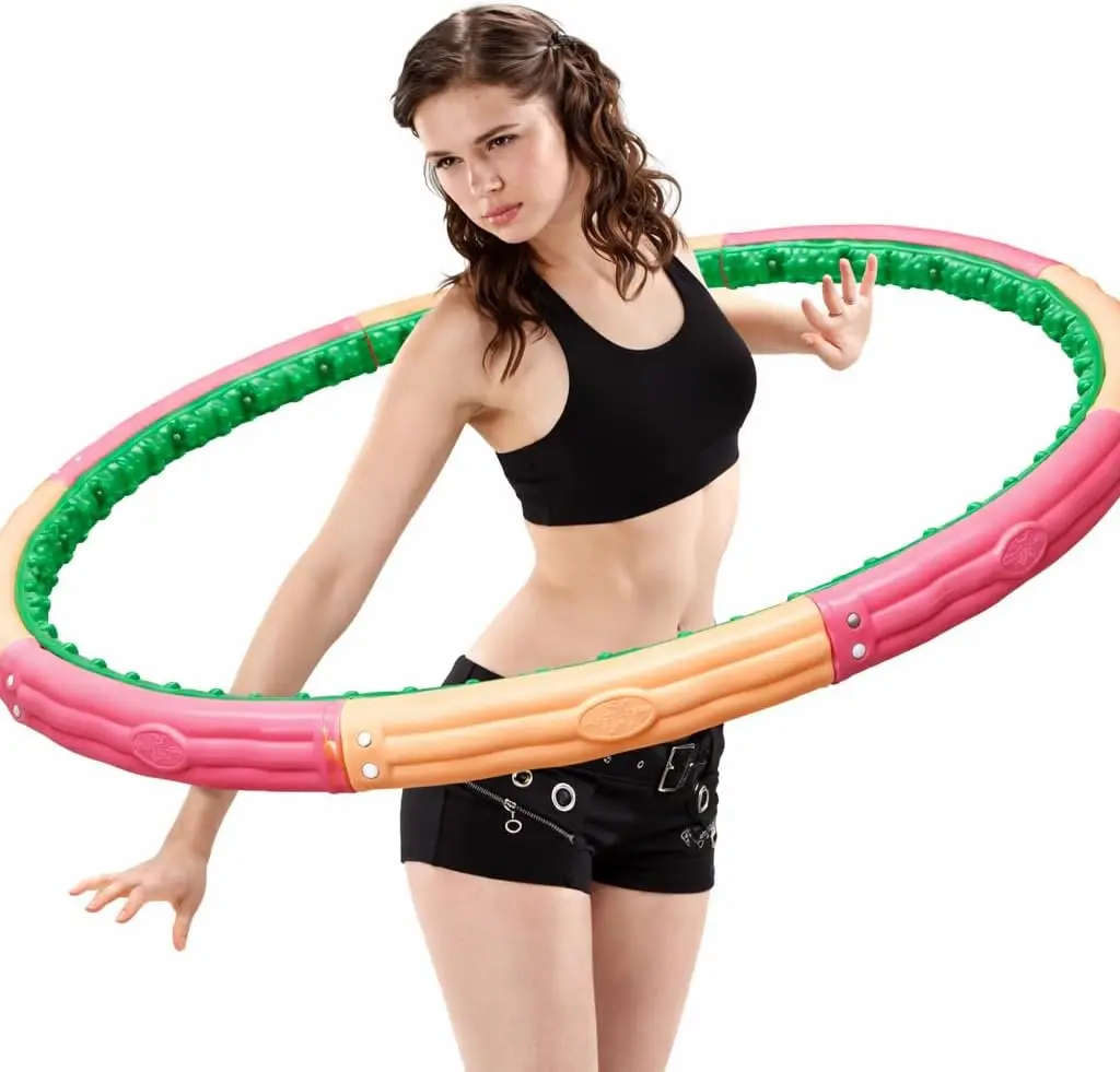 Large Weighted Fitness Hoop for Adults, Deep Cushion Massage Nodes, Core Workout Waist Training Fat Burning Exercise Equipment
Large Weighted Fitness Hoop for Adults, Deep Cushion Massage Nodes, Core Workout Waist Training Fat Burning Exercise Equipment