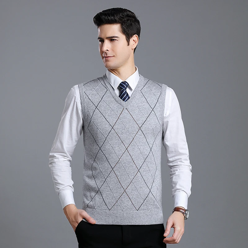 Sweater Men's Wool Vest Spring & Autumn Casual Stripes Sleeveless Sweater Vest Male V-Neck Slim Knit Vest Pullovers
Sweater Men's Wool Vest Spring & Autumn Casual Stripes Sleeveless Sweater Vest Male V-Neck Slim Knit Vest Pullovers
