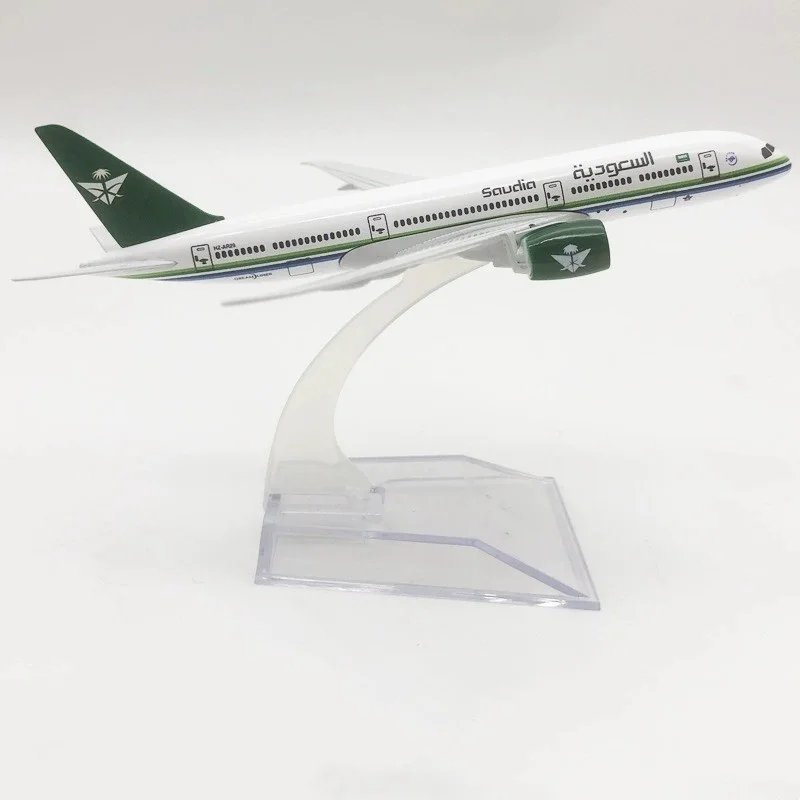 16cm Airplane Model Diecast Metal 1/400 Scale Aircraft Boe ing 787 Saudia Planes Model Airplane Collectible Display Gifts
16cm Airplane Model Diecast Metal 1/400 Scale Aircraft Boe ing 787 Saudia Planes Model Airplane Collectible Display Gifts