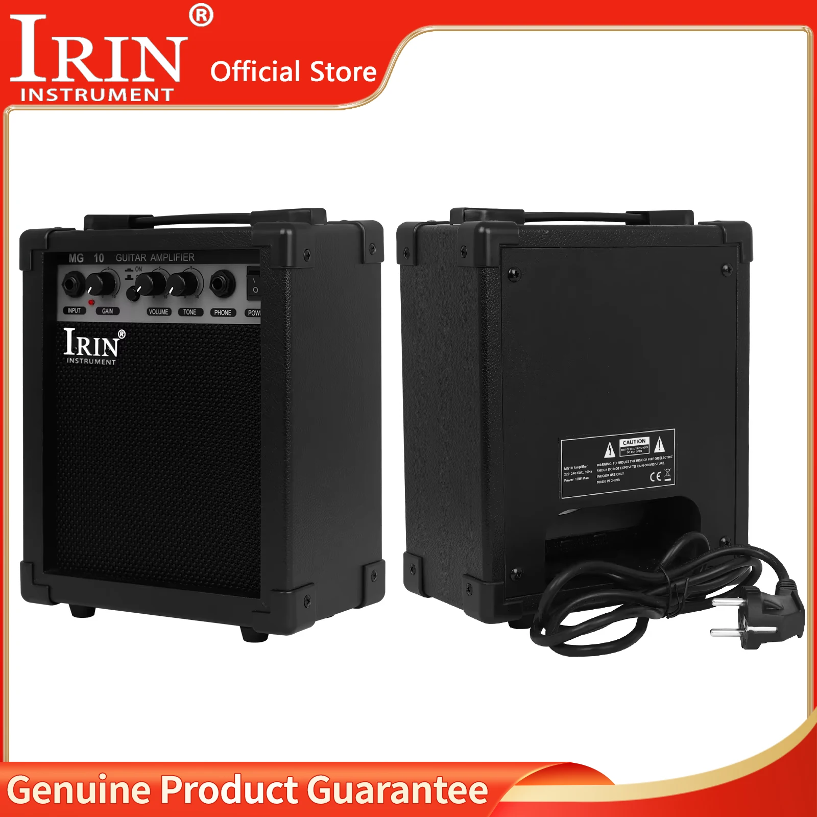 IRIN 10W Electric Guitar Speaker MG10 Amplifier AMP Loudspeaker Performance Amplifier for Electric Bass Guitar Accessories&Parts
IRIN 10W Electric Guitar Speaker MG10 Amplifier AMP Loudspeaker Performance Amplifier for Electric Bass Guitar Accessories&Parts