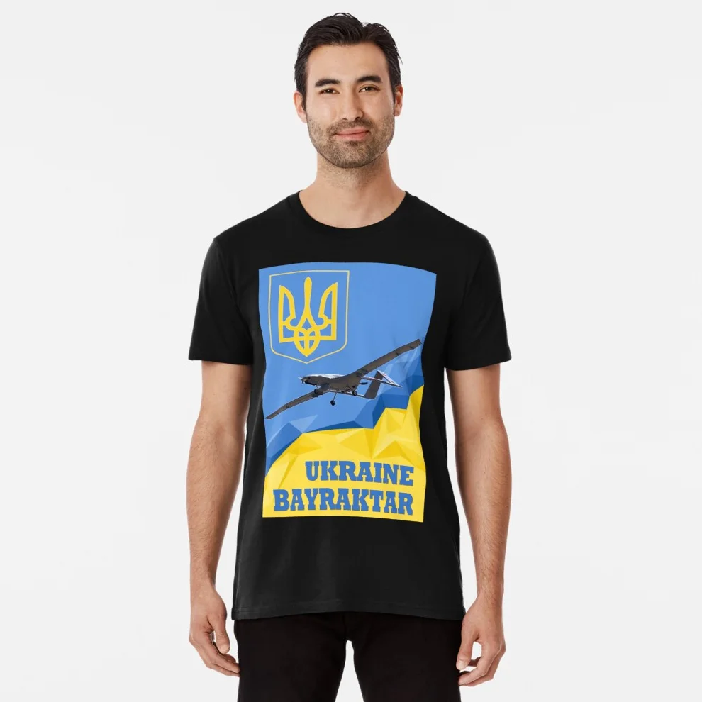 Ukraine Naval TB2 Bayraktar Unmanned Aerial Vehicle T Shirt New 100% Cotton Short Sleeve O-Neck Casual T-shirts Size S-3XL
Ukraine Naval TB2 Bayraktar Unmanned Aerial Vehicle T Shirt New 100% Cotton Short Sleeve O-Neck Casual T-shirts Size S-3XL