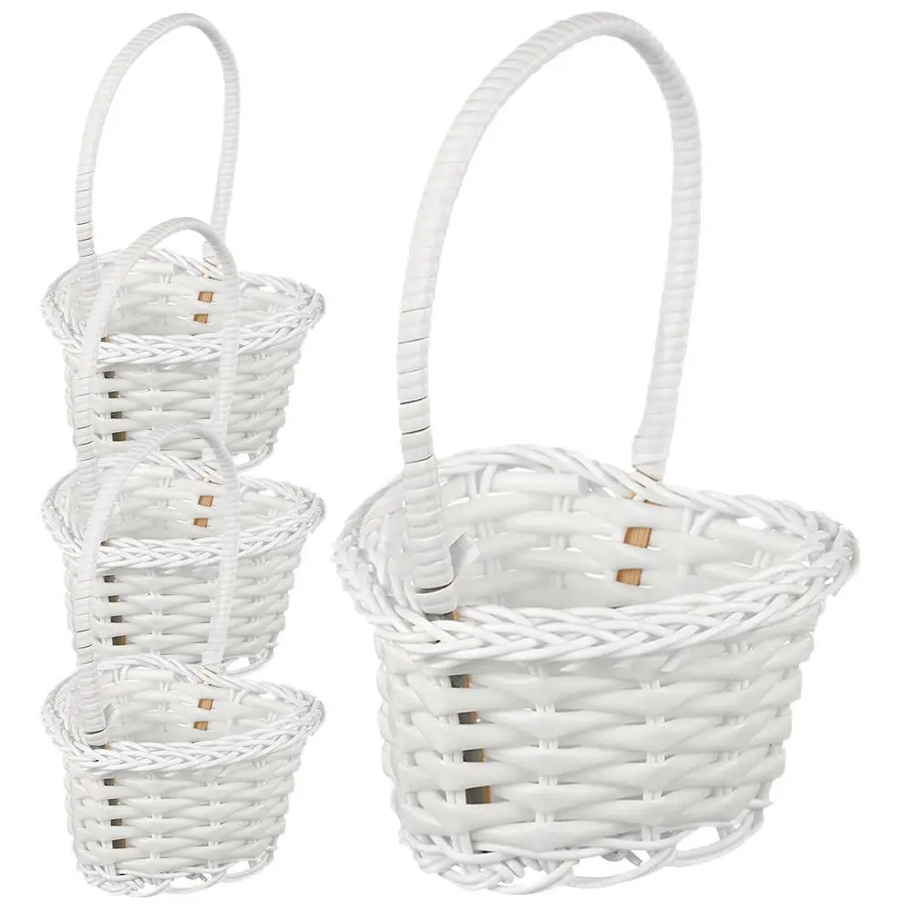4 Pcs Hand Basket Storage Dried Flower Portable Party Favors Outdoor Handheld Plastic Wedding
4 Pcs Hand Basket Storage Dried Flower Portable Party Favors Outdoor Handheld Plastic Wedding
