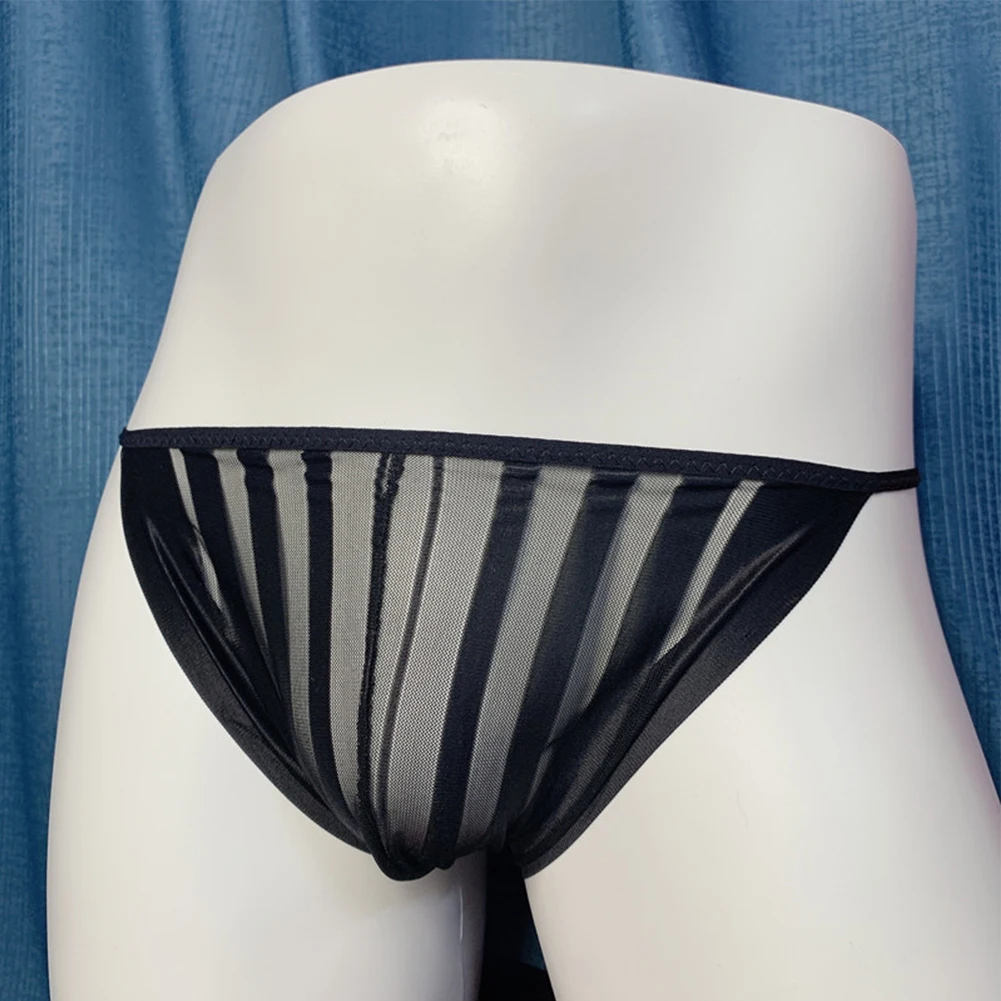 Sexy Transparent Briefs Sissy Ball Pouch Underwear See Through Underpants Striped Sheer Mesh Panties Gay Man Bulge Pouch Knicker
Sexy Transparent Briefs Sissy Ball Pouch Underwear See Through Underpants Striped Sheer Mesh Panties Gay Man Bulge Pouch Knicker