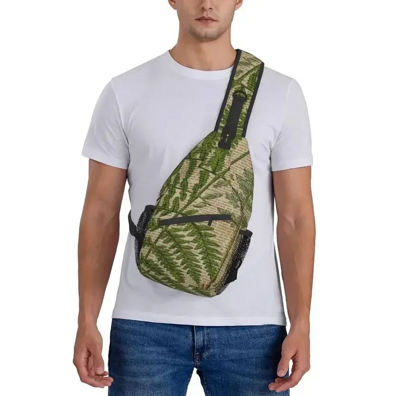 Vintage Foliage Botanical Fern Leaves Sling Crossbody Backpack Men Tropical Plants Shoulder Chest Bag for Traveling Daypack
Vintage Foliage Botanical Fern Leaves Sling Crossbody Backpack Men Tropical Plants Shoulder Chest Bag for Traveling Daypack