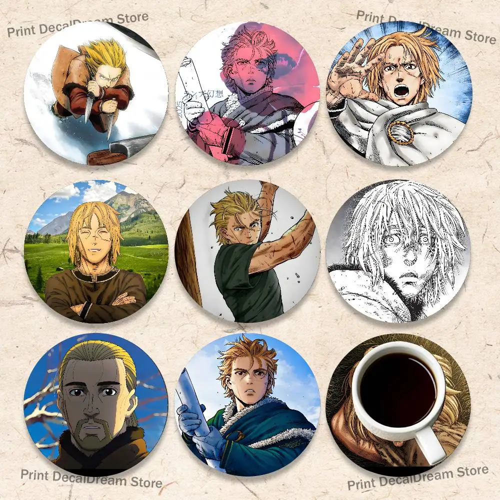 Anime Thorfinn V-Vinland Coaster Wooden Drink Tray Suitable for Restaurants and Coffee Shops Easy To Wash and Clean
Anime Thorfinn V-Vinland Coaster Wooden Drink Tray Suitable for Restaurants and Coffee Shops Easy To Wash and Clean