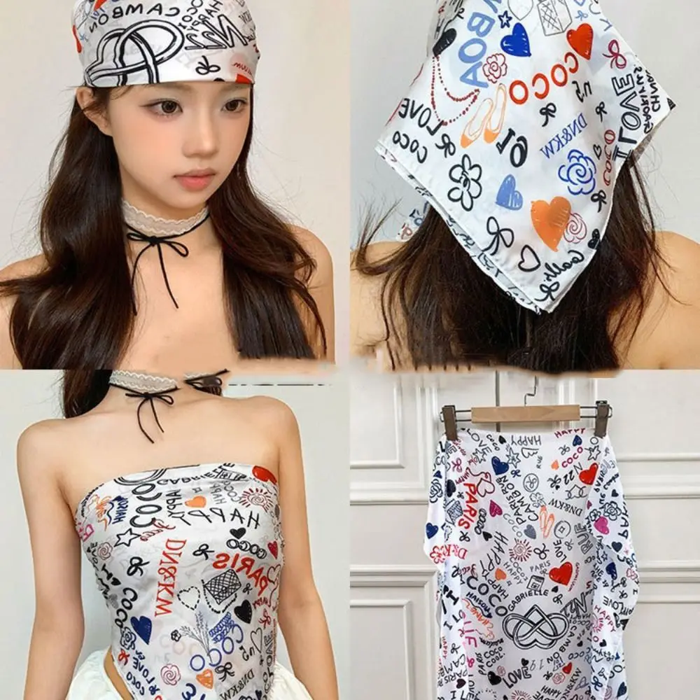 Elegant Sweet Y2k Print Turban All-match Chest Scarf Printed Headscarf Bow Headband Small Square Scarf Beach
Elegant Sweet Y2k Print Turban All-match Chest Scarf Printed Headscarf Bow Headband Small Square Scarf Beach