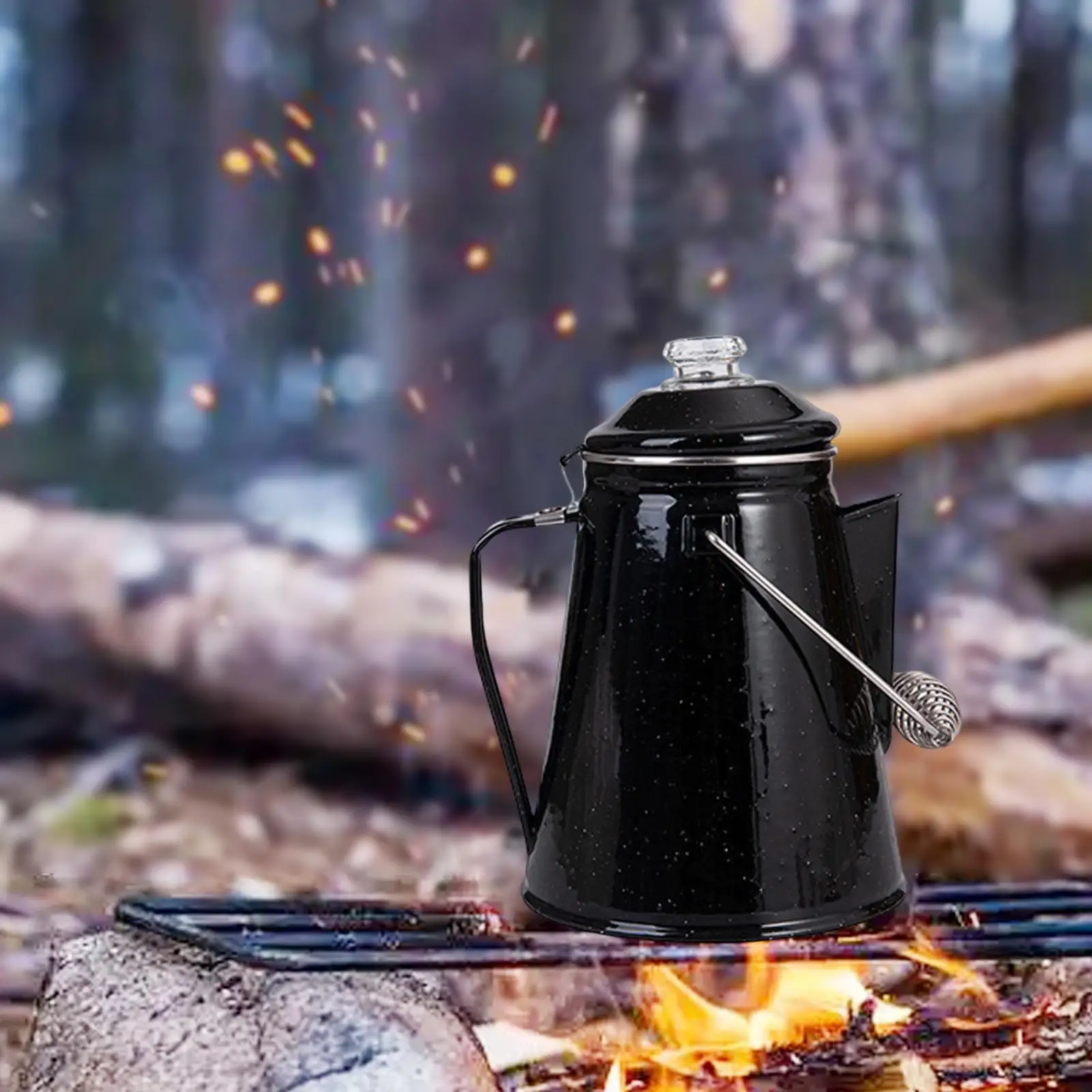 Coffee Percolator Stylish Easy to Clean with Filter Multifunctional Heat Resistant Teapot for RV Hiking Kitchen Outdoor Trips
Coffee Percolator Stylish Easy to Clean with Filter Multifunctional Heat Resistant Teapot for RV Hiking Kitchen Outdoor Trips