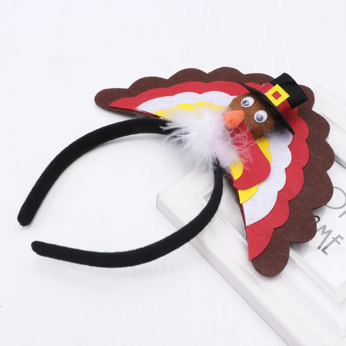 Turkey Shape Hair Hoops Lightweight Party Headdress For Thanksgiving Adults Kids Comfortable Fun Headwear Band
Turkey Shape Hair Hoops Lightweight Party Headdress For Thanksgiving Adults Kids Comfortable Fun Headwear Band
