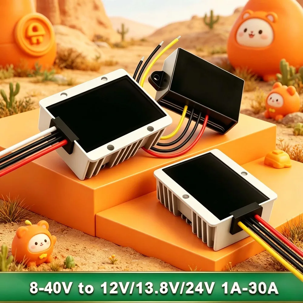 Boost Buck Voltage Regulator 8-40V 12V 24V to 12V 24V 13.8V 1A-30A DC DC Converter Step Up Down Power Supply
Boost Buck Voltage Regulator 8-40V 12V 24V to 12V 24V 13.8V 1A-30A DC DC Converter Step Up Down Power Supply