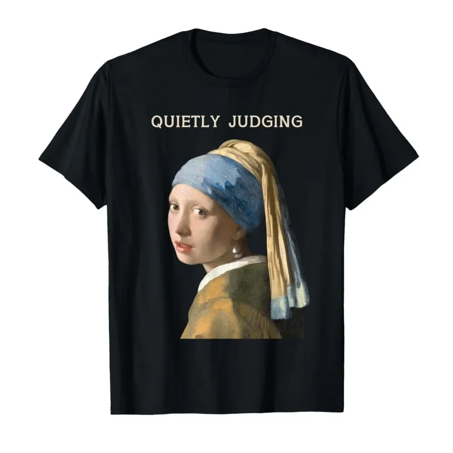 Quietly Judging Vintage Portrait Funny Art Humor T-shirt For Men Women 100% Cotton T Shirts Short Sleeve Tops 0406-2
Quietly Judging Vintage Portrait Funny Art Humor T-shirt For Men Women 100% Cotton T Shirts Short Sleeve Tops 0406-2