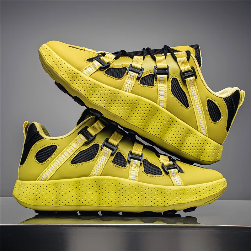 Outdoor Sports Shoes for Men: Breathable Mesh Leather, Anti-slip, Lightweight and Casual Sports Shoes for Street and Hiking
Outdoor Sports Shoes for Men: Breathable Mesh Leather, Anti-slip, Lightweight and Casual Sports Shoes for Street and Hiking