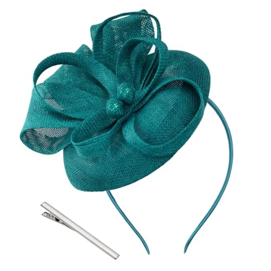Pistha Fascinator Tea Party Hat for Women, Pillbox Hat with Bow Pearl for Church Wedding Cocktail Dresses Headwear
Pistha Fascinator Tea Party Hat for Women, Pillbox Hat with Bow Pearl for Church Wedding Cocktail Dresses Headwear