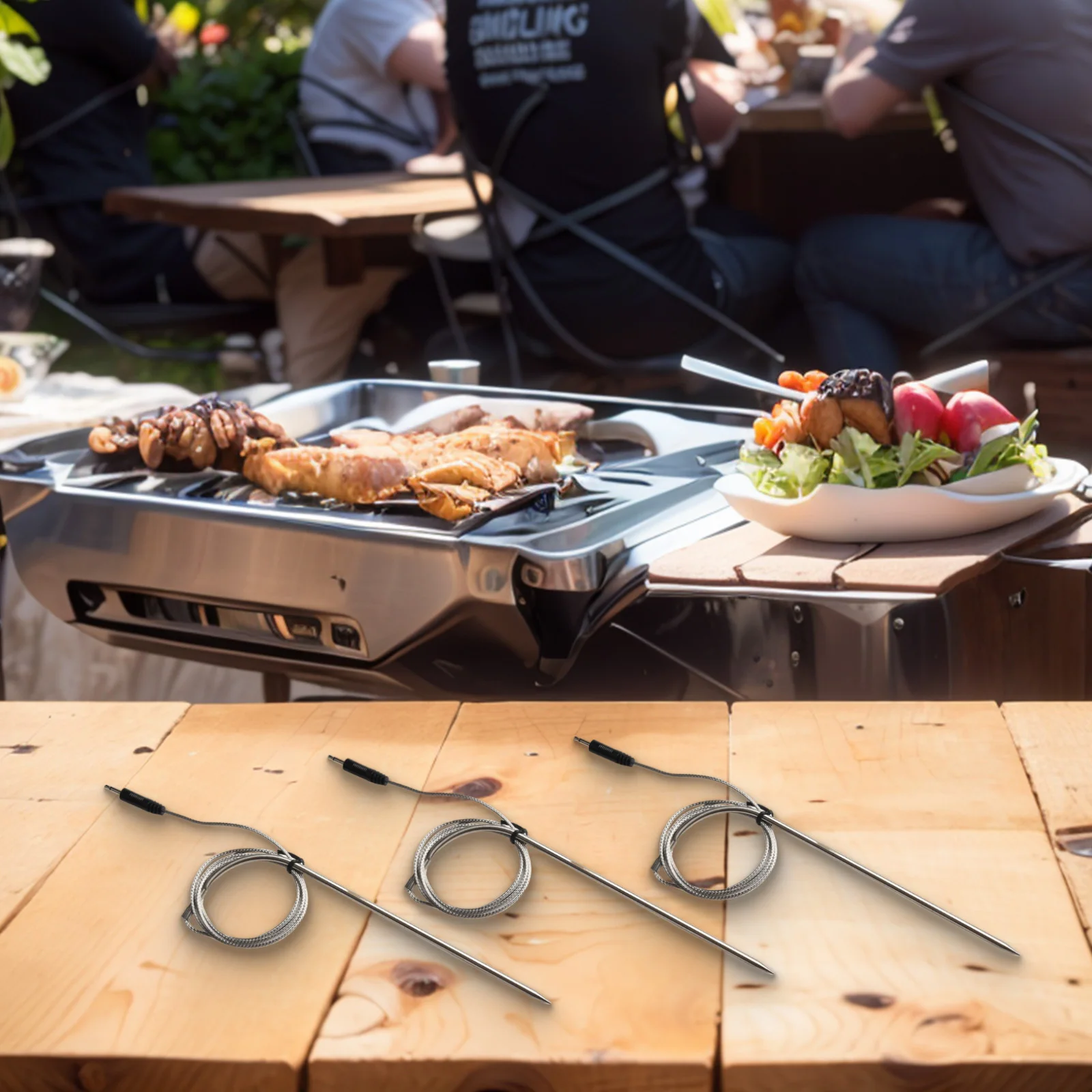 BBQ Thermometer Probe Spare Probe Thermometer Continuous Monitoring Range Replacement Continuous Monitoring Range
BBQ Thermometer Probe Spare Probe Thermometer Continuous Monitoring Range Replacement Continuous Monitoring Range