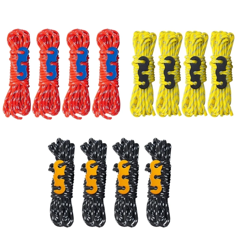 Tent Guide Rope for Awning Camping Reflective Tent Guy Rope Guy Rope, 3mm Tent Guy Line 13ft Reflective Cord Guy Line
Tent Guide Rope for Awning Camping Reflective Tent Guy Rope Guy Rope, 3mm Tent Guy Line 13ft Reflective Cord Guy Line