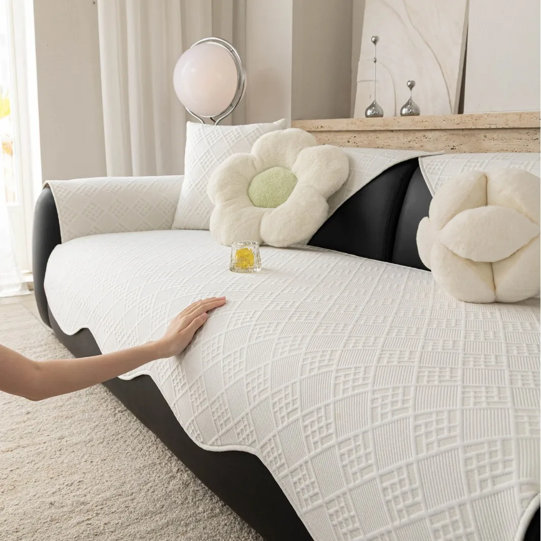 Summer Ice Silk Cooling Sofa Seat Cover for Living Room Breathable Non-slip Couch Cover Irregular Skin-friendly Sofa Pad
Summer Ice Silk Cooling Sofa Seat Cover for Living Room Breathable Non-slip Couch Cover Irregular Skin-friendly Sofa Pad