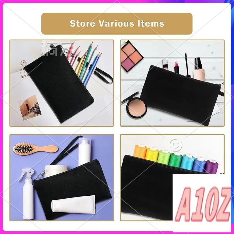 0Z-10Pack Sublimation Blank Cosmetic Bags With Wristband For DIY Craft Zipper Pencil Bags White 8.3 X 5.1 In
0Z-10Pack Sublimation Blank Cosmetic Bags With Wristband For DIY Craft Zipper Pencil Bags White 8.3 X 5.1 In
