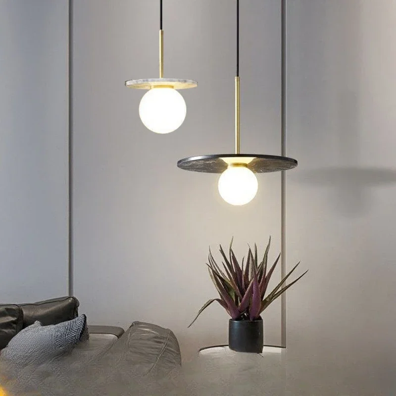 Post Modern marble glass pendant lighting Bedroom Night vintage light fixture Home Living Room Decoration bedside pendant light
Post Modern marble glass pendant lighting Bedroom Night vintage light fixture Home Living Room Decoration bedside pendant light