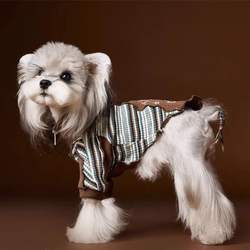 Мягкая теплая толстовка-худи для собак с лоскутным узором для шнауцеров, бишонов, померанских шпицев, йорков, шиба-ину, тедди и других маленьких пород собак
Мягкая теплая толстовка-худи для собак с лоскутным узором для шнауцеров, бишонов, померанских шпицев, йорков, шиба-ину, тедди и других маленьких пород собак