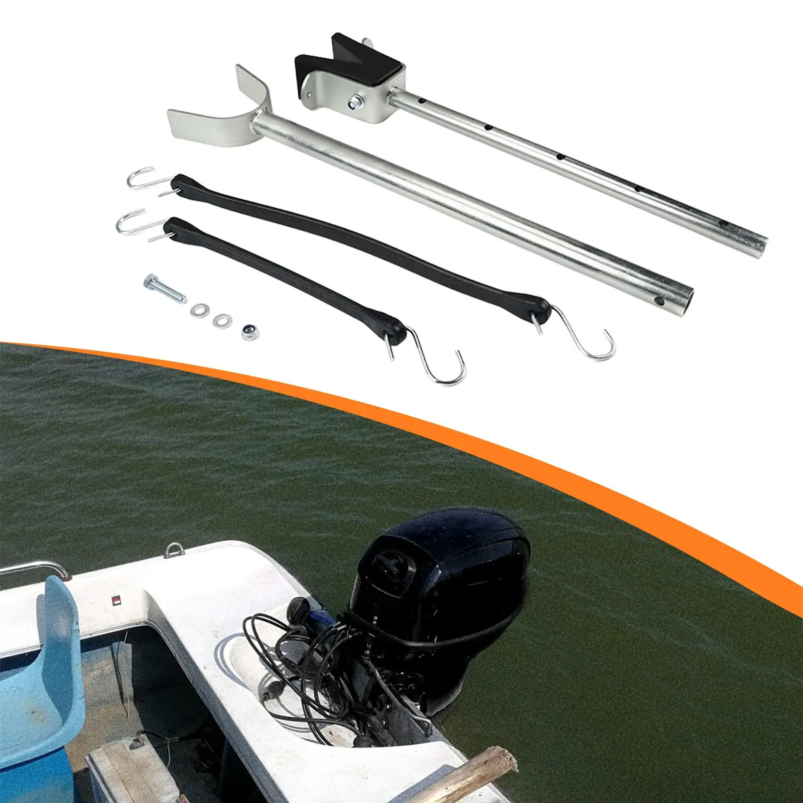 Saver for Outboard Motor Adjustable Heavy Duty Maintenance Easy Installation with Composite Head Engine Roller Mount
Saver for Outboard Motor Adjustable Heavy Duty Maintenance Easy Installation with Composite Head Engine Roller Mount