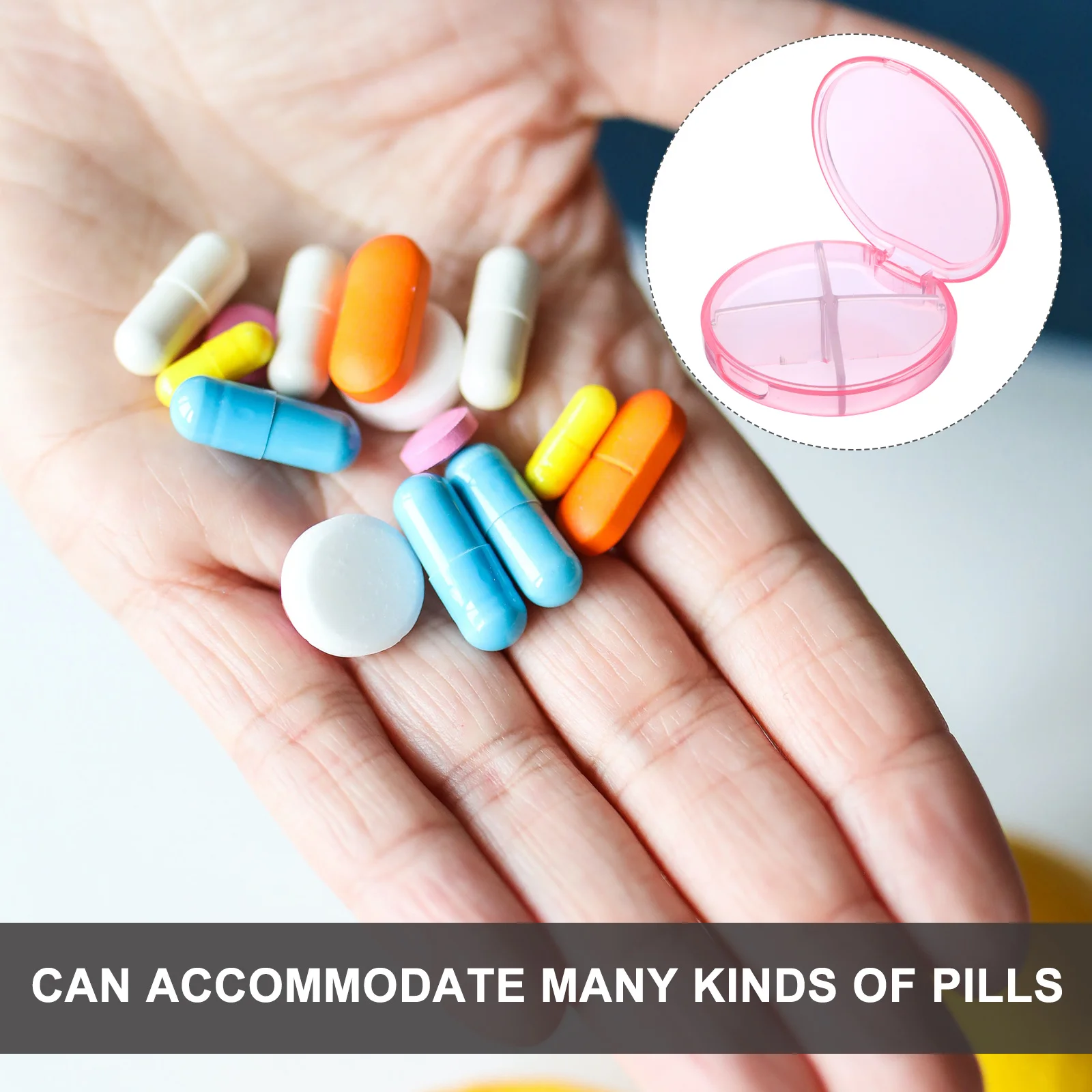 3pcs Transparent Medicine Holder Storage Case For Home Travel Office Use Medicine Organizer Meds Holder Container
3pcs Transparent Medicine Holder Storage Case For Home Travel Office Use Medicine Organizer Meds Holder Container