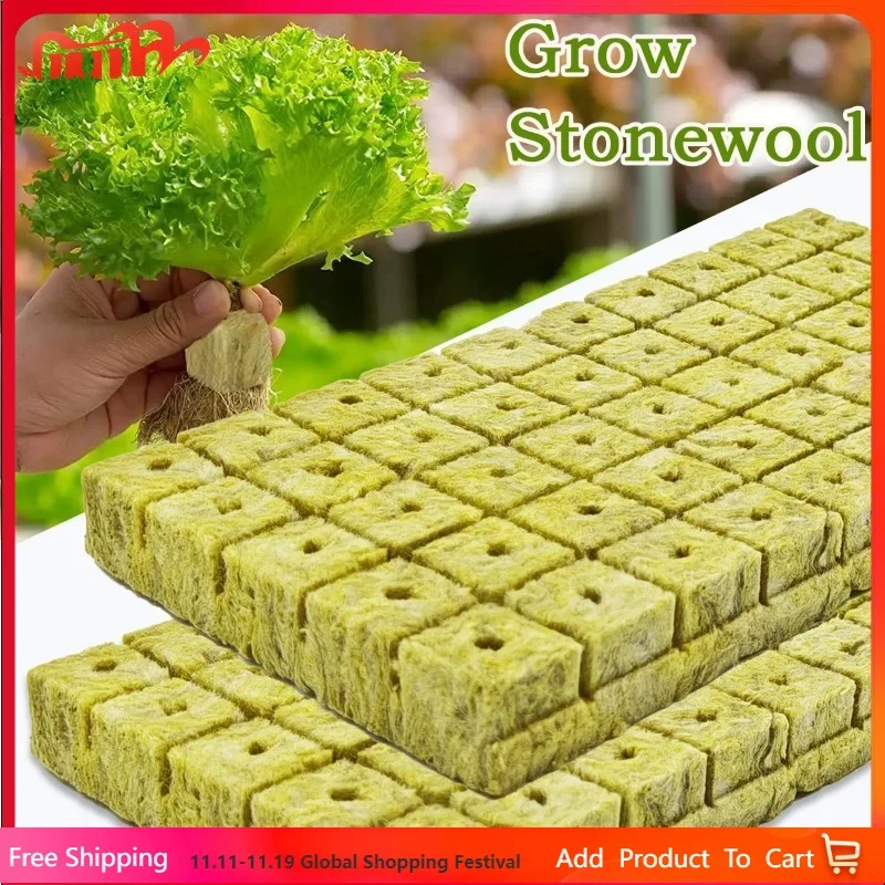 50Pcs 25x25x25mm Stonewool Hydroponics Growing Media Cubes Plant Cubes Soilless Substrate Seeded Rock Wool Plug Seedling Block
50Pcs 25x25x25mm Stonewool Hydroponics Growing Media Cubes Plant Cubes Soilless Substrate Seeded Rock Wool Plug Seedling Block