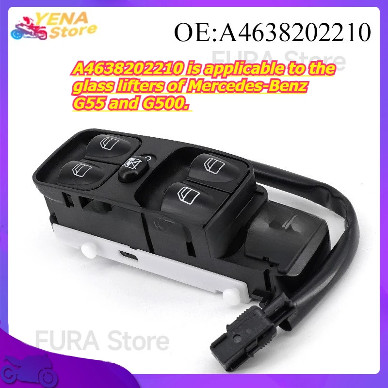 Window control switch button A4638202210 is applicable to the glass lifters of Mercedes-Benz G55 and G500.
Window control switch button A4638202210 is applicable to the glass lifters of Mercedes-Benz G55 and G500.