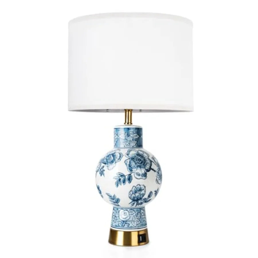 Vase-designed Table Lamp for Bedroom, Bedside Lamps for Nightstand, Minimalist Night Stand Light Lamp with Type-C and USB Ports
Vase-designed Table Lamp for Bedroom, Bedside Lamps for Nightstand, Minimalist Night Stand Light Lamp with Type-C and USB Ports