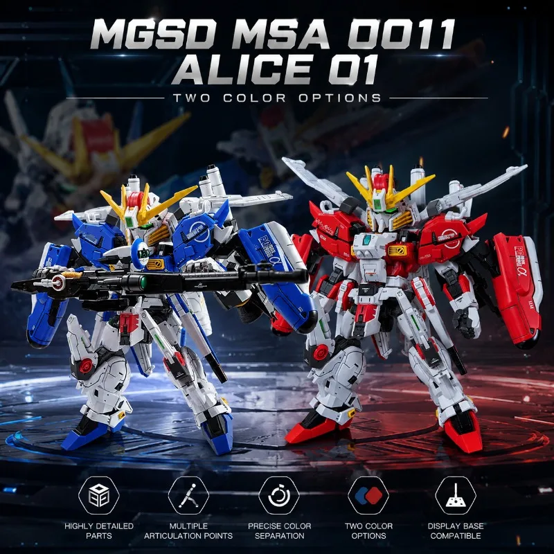 Anaheim MGSD Alice 01EX Assembly Model Kit Action Figure Movable Joints Collectible Robot Display Desktop Ornament Building Toy
Anaheim MGSD Alice 01EX Assembly Model Kit Action Figure Movable Joints Collectible Robot Display Desktop Ornament Building Toy