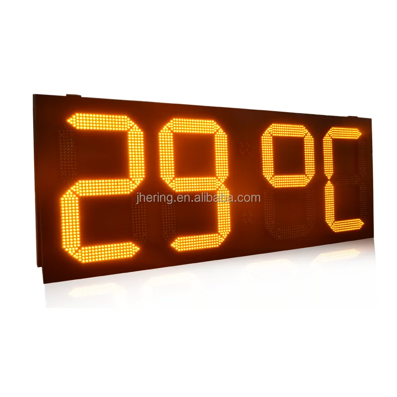 Jhering Outdoor 7-Segment LED Clock with High-Temperature and Humidity Display LED Clock Temperature Display
Jhering Outdoor 7-Segment LED Clock with High-Temperature and Humidity Display LED Clock Temperature Display