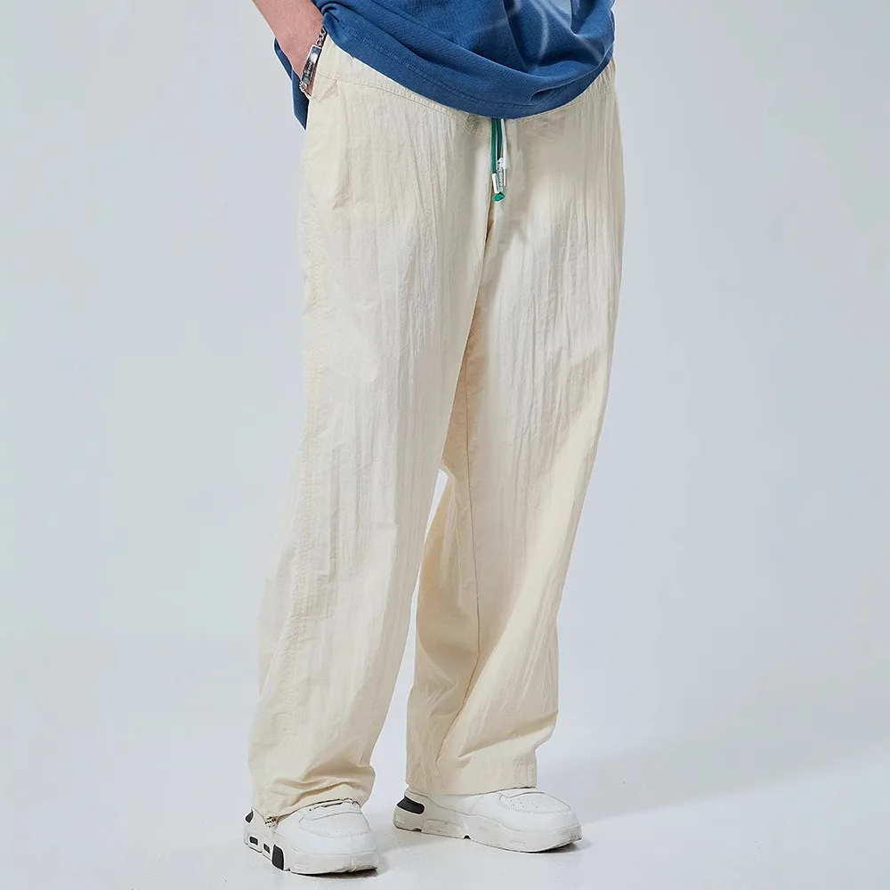 Elastic Overalls for Men Spring and Summer Loose Thin High Waist Casual Wide Leg Pants Spring and Summer Quick Drying Pants
Elastic Overalls for Men Spring and Summer Loose Thin High Waist Casual Wide Leg Pants Spring and Summer Quick Drying Pants