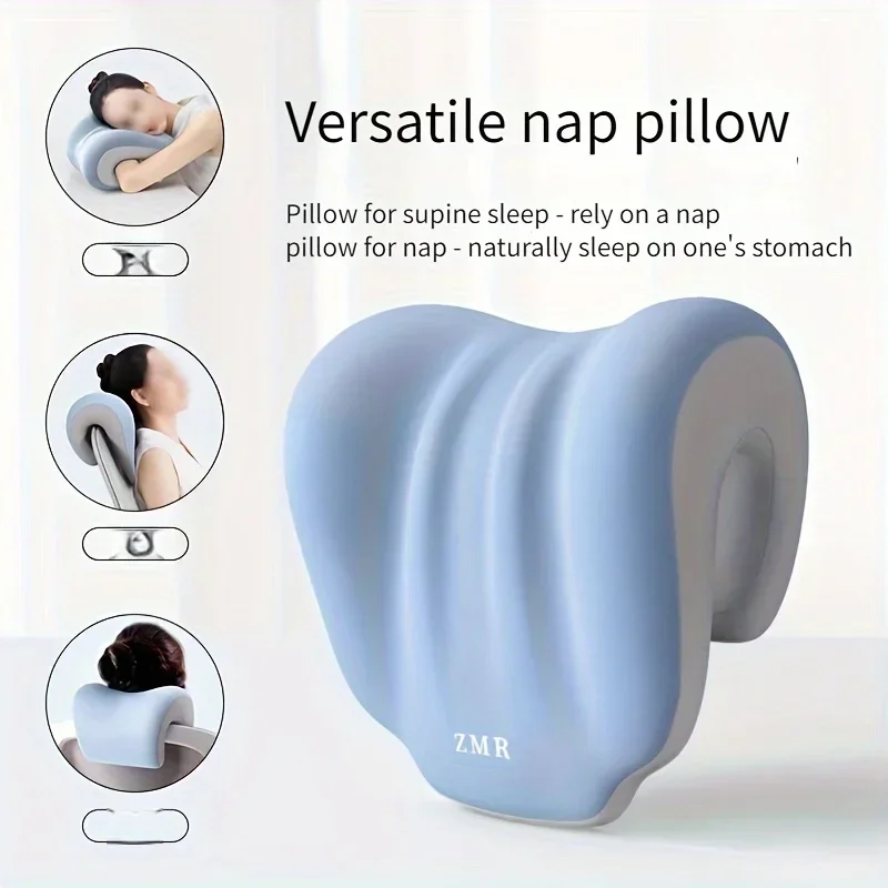 Ergonomic Office Nap Pillow for Supine & Natural Sleep,Portable Light Blue Neck Support Cushion with Adjustable Strap
Ergonomic Office Nap Pillow for Supine & Natural Sleep,Portable Light Blue Neck Support Cushion with Adjustable Strap