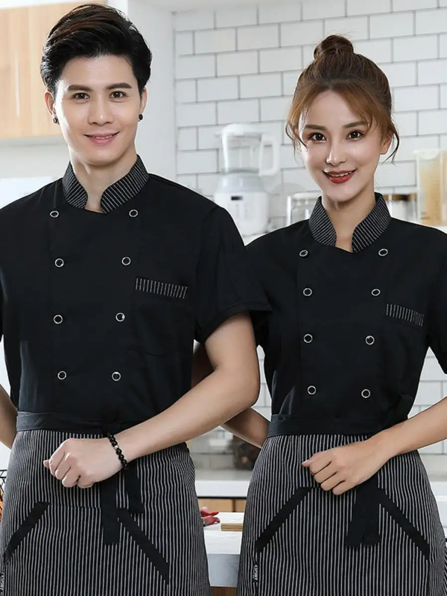 Мужская летняя дышащая униформа для поваров отелей и ресторанов быстрого питания, рабочая одежда для поваров-кондитеров
Мужская летняя дышащая униформа для поваров отелей и ресторанов быстрого питания, рабочая одежда для поваров-кондитеров