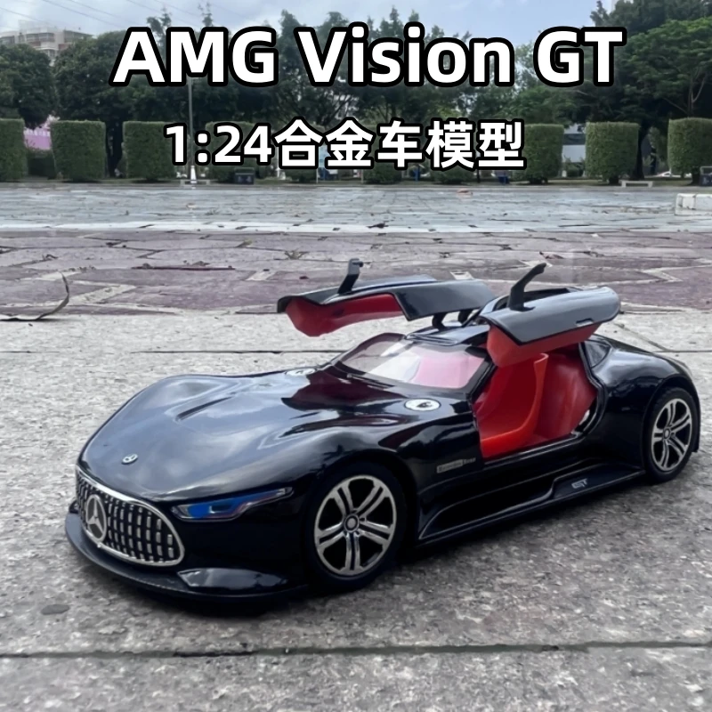 1:24 AMG Vision GT New Concept Sport Car Alloy Metal Sound & Light Collect Decoration Gift Diecast Alloy Car Model Collectible
1:24 AMG Vision GT New Concept Sport Car Alloy Metal Sound & Light Collect Decoration Gift Diecast Alloy Car Model Collectible