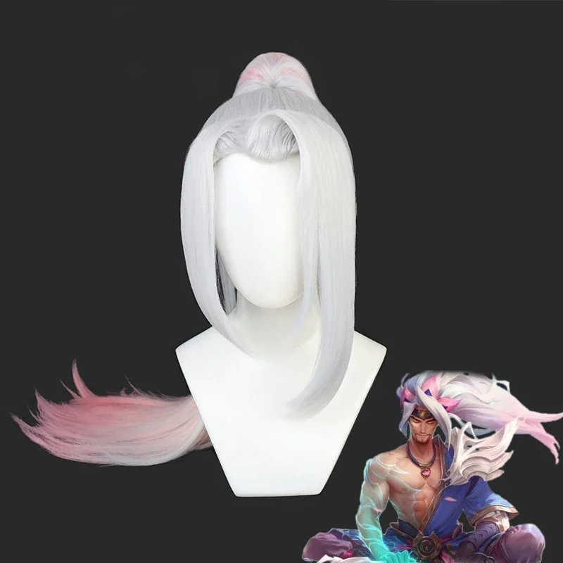 Yaso spirit blossom LOL Розовый Серебряный хвост косплей термостойкие синтетические волосы Хэллоуин Карнавал Стандартный парик шапочка
Yaso spirit blossom LOL Розовый Серебряный хвост косплей термостойкие синтетические волосы Хэллоуин Карнавал Стандартный парик шапочка