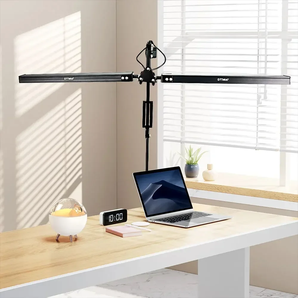 НОВЫЕ светодиодные настольные лампы с двойной головкой и регулируемой яркостью, компьютерный монитор, USB настольная лампа для домашнего офиса, учебы, чтения, светильник
НОВЫЕ светодиодные настольные лампы с двойной головкой и регулируемой яркостью, компьютерный монитор, USB настольная лампа для домашнего офиса, учебы, чтения, светильник