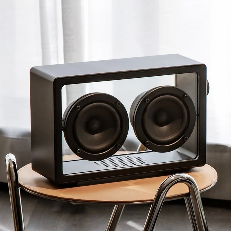 Nordic creative transparent subwoofer audio living room desktop decoration simple retro bluetooth high-value speaker ornament
Nordic creative transparent subwoofer audio living room desktop decoration simple retro bluetooth high-value speaker ornament