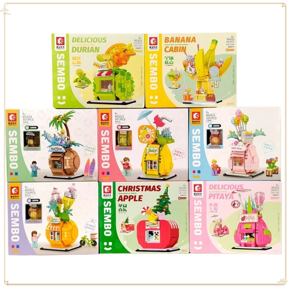 Light Street View Series Building Blocks Assembly Toy Fresh Fruit Family Apple House Mini Cute House Children's Christmas Gift
Light Street View Series Building Blocks Assembly Toy Fresh Fruit Family Apple House Mini Cute House Children's Christmas Gift