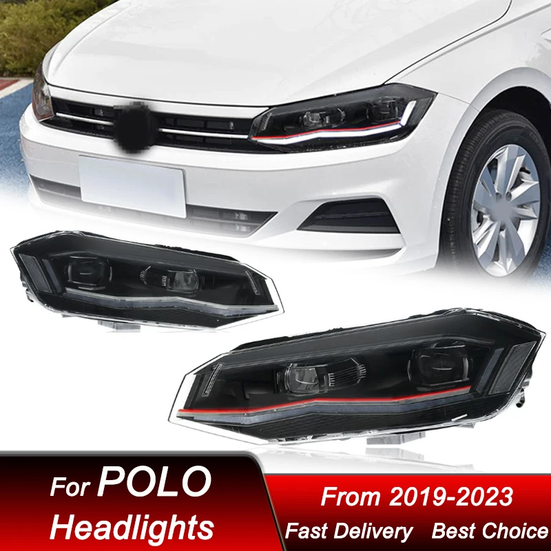 Car Headlights For VW POLO 2019-2022 new style LED Auto Headlamp Assembly Upgrade High Configure Projector Lens Accessories Kit
Car Headlights For VW POLO 2019-2022 new style LED Auto Headlamp Assembly Upgrade High Configure Projector Lens Accessories Kit