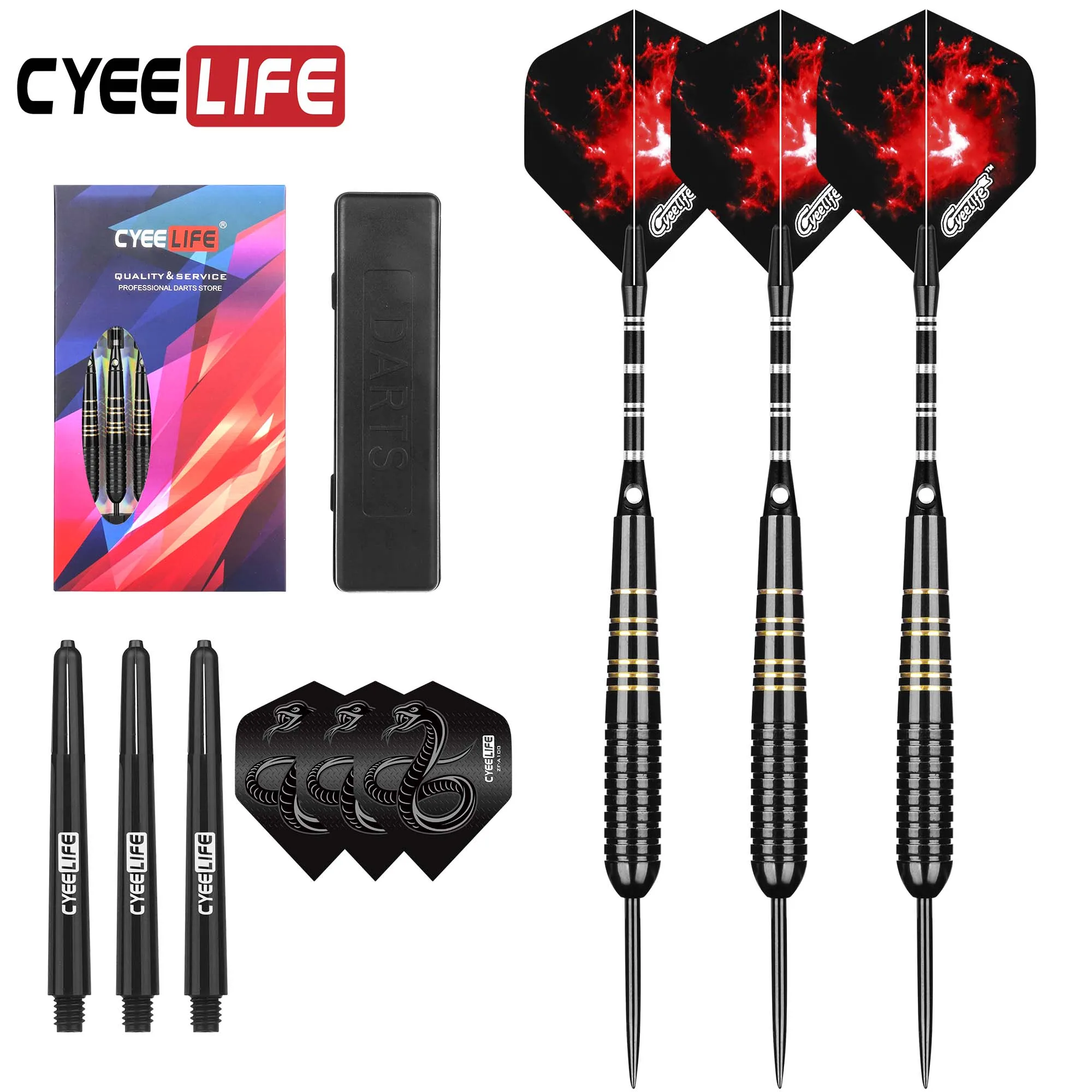 CyeeLife 23 г, твердая стальная игла для дартса, цельная медь, устойчивая к падению, профессиональный набор для дартса, развлечения на открытом воздухе
CyeeLife 23 г, твердая стальная игла для дартса, цельная медь, устойчивая к падению, профессиональный набор для дартса, развлечения на открытом воздухе