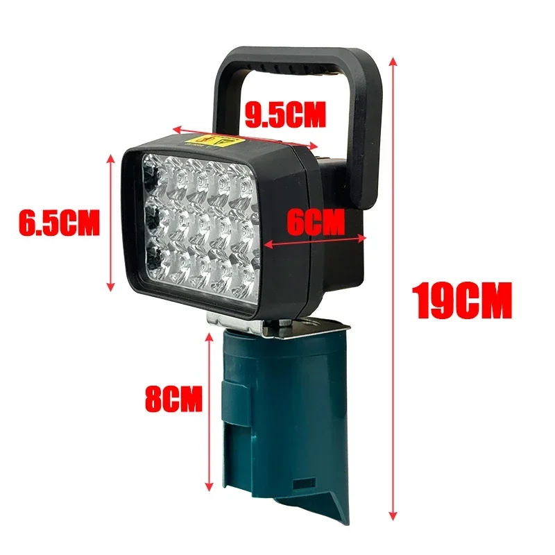 For Bosch BAT411 10.8V 12V Lithium Battery Portable Lantern Handheld Outdoor Camping Lamp 18 LED Working Lights Spotlights Torch 
For Bosch BAT411 10.8V 12V Lithium Battery Portable Lantern Handheld Outdoor Camping Lamp 18 LED Working Lights Spotlights Torch