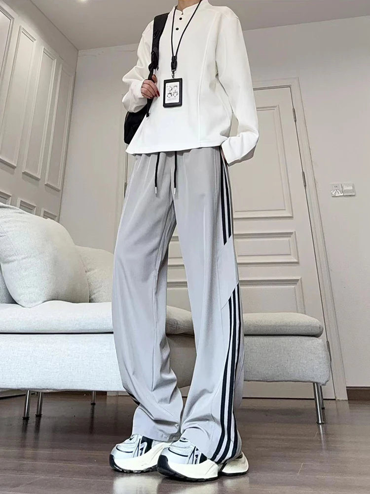 ey American Qui Dry Sports Pants Men's Spring Thin Tee Stripe Ice Silk Loose Straight Casual Long Trousers
ey American Qui Dry Sports Pants Men's Spring Thin Tee Stripe Ice Silk Loose Straight Casual Long Trousers